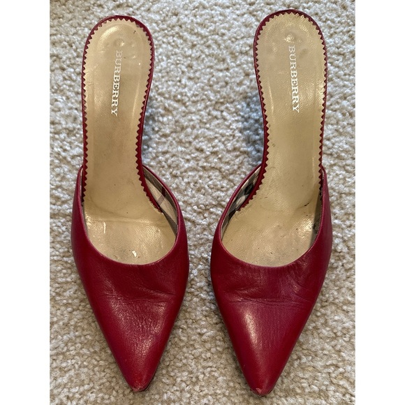Burberry Mule Heels GUC G000 - Picture 1 of 7
